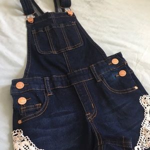 Girls Overall Shorts size 7
